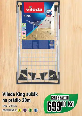 Tamda Foods Vileda King sušák na prádlo 20m nabídka