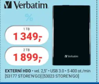 Verbatim EXTERNÍ HDD