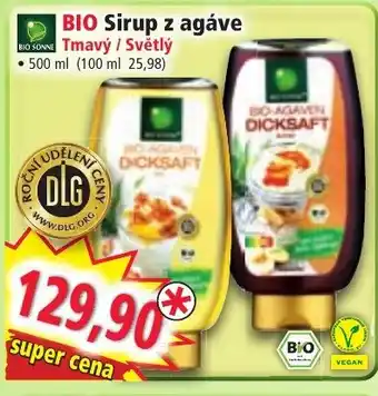 Norma BIO Sirup z agáve Tmavý / Světlý nabídka