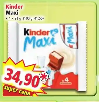 Norma Kinder Maxi nabídka
