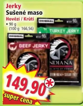 Norma Jerky Sušené maso nabídka