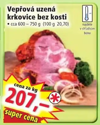 Norma Vepřová uzená krkovice bez kosti nabídka