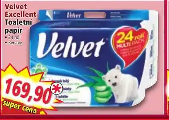Norma Velvet Excellent Toaletní papír nabídka
