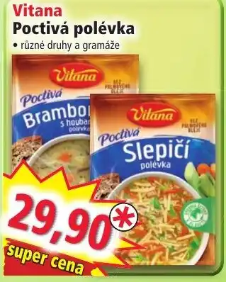 Norma Vitana Poctivá polévka nabídka