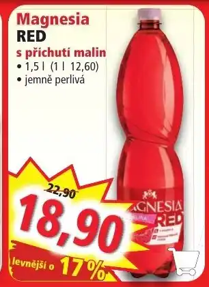 Norma Magnesia RED s příchutí malin nabídka