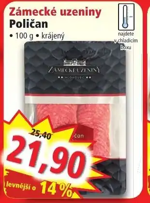 Norma Zámecké uzeniny Poličan nabídka
