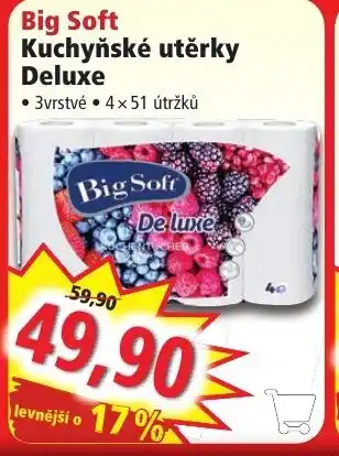 Norma Big Soft Kuchyňské utěrky Deluxe nabídka