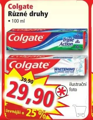 Colgate Různé druhy