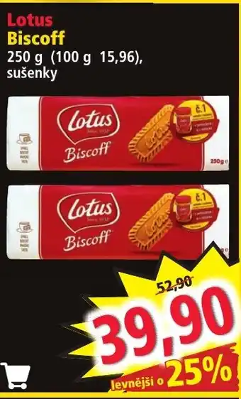 Norma Lotus Biscoff nabídka