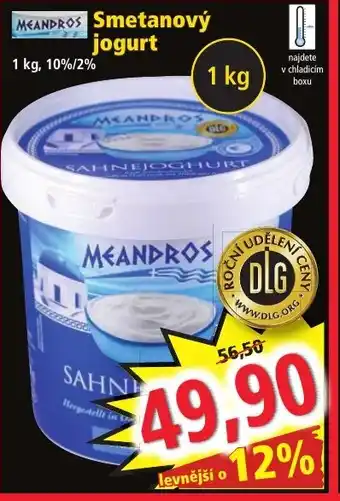 Norma Smetanový jogurt nabídka