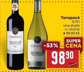 Billa Tarapacá 0,75 l. nabídka