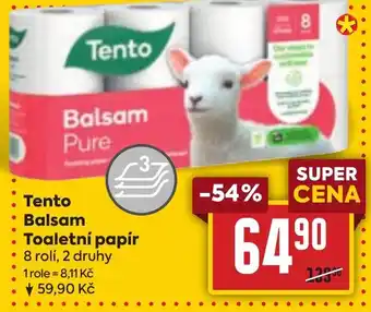 Billa Tento Balsam Toaletní papír nabídka