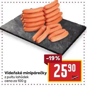 Billa Vídeňské minipárečky nabídka