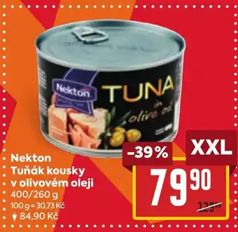 Billa Nekton Tuňák kousky v olivovém oleji nabídka