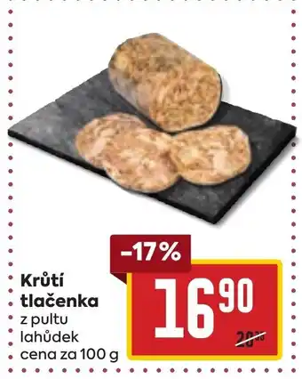 Billa Krůtí tlačenka nabídka