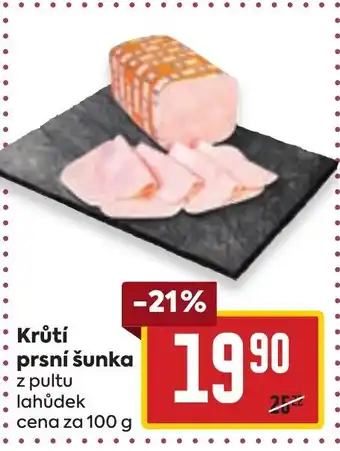 Billa Krůtí prsní šunka nabídka