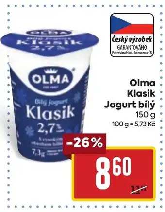 Billa Olma Klasik Jogurt bílý nabídka