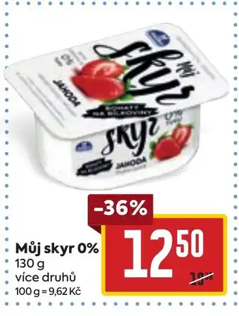 Billa Můj skyr 0% 130 g nabídka