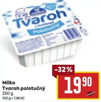 Billa Milko Tvaroh polotučný nabídka