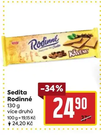 Billa Sedita Rodinné nabídka