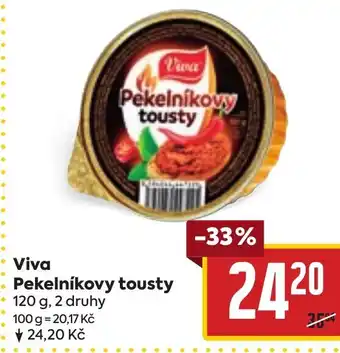 Billa Viva Pekelníkovy tousty nabídka