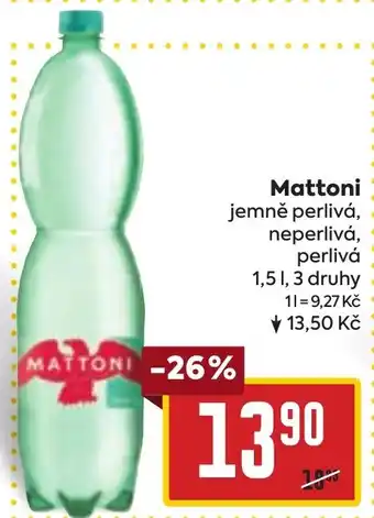Billa Mattoni nabídka