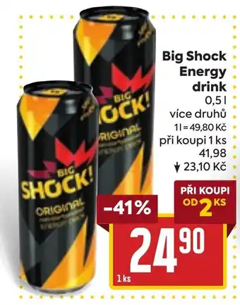 Billa Big Shock Energy drink nabídka