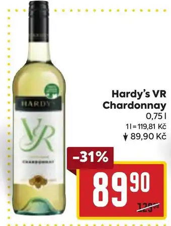 Billa Hardy's VR Chardonnay nabídka