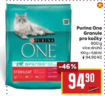 Billa Purina One Granule pro kočky 800 g nabídka