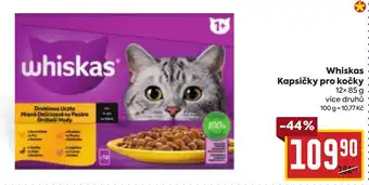 Billa Whiskas Kapsičky pro kočky nabídka