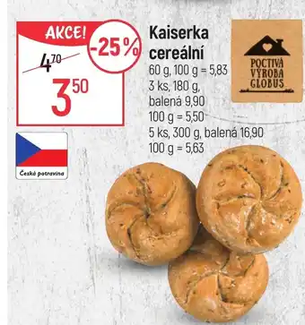 Globus Kaiserka cereální nabídka