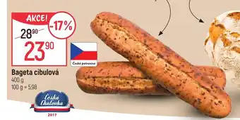Globus Bageta cibulová nabídka
