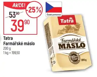 Globus Tatra Farmářské máslo 200 g nabídka