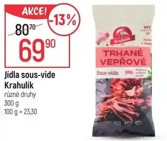 Globus Jídla sous-vide Krahulik nabídka