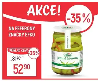 Globus NA FEFERONY ZNAČKY EFKO nabídka