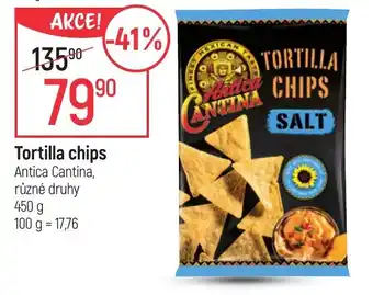 Globus Tortilla chips nabídka