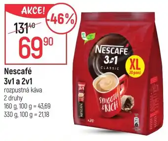 Globus Nescafé 3v1 a 2v1 nabídka