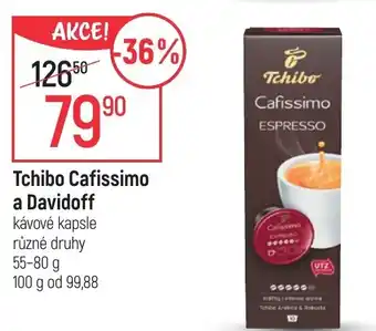 Globus Tchibo Cafissimo a Davidoff nabídka