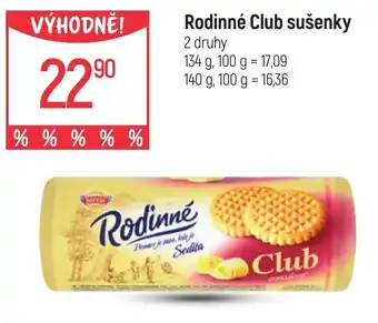 Globus Rodinné Club sušenky nabídka