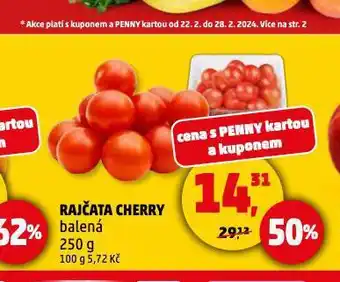 Penny Market Rajčata cherry nabídka