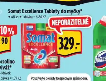 Albert Somat excellence tablety do myčky nabídka
