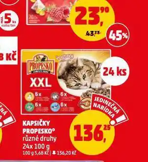 Penny Market Propesko kapsičky pro kočky nabídka