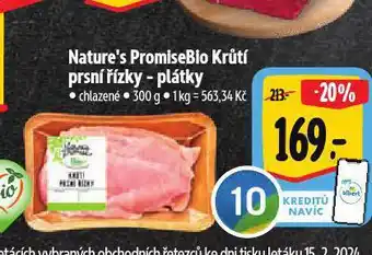 Albert Bio krůtí prsní řízky nabídka