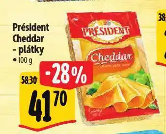 Albert Président cheddar nabídka