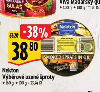 Albert Nekton výběrové uzené šproty nabídka
