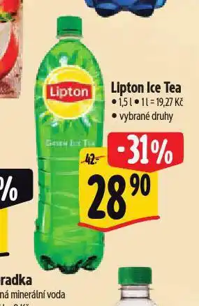 Albert Lipton ice tea nabídka