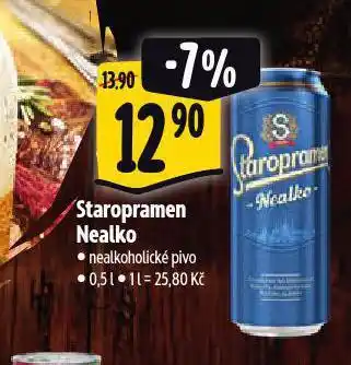 Albert Pivo staropramen nealko nabídka