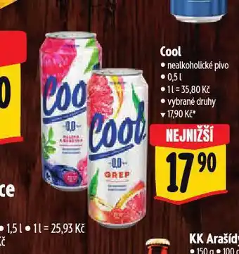 Albert Cool nealkoholické pivo nabídka