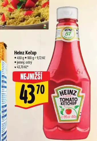 Albert Heinz kečup nabídka