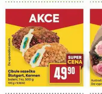Billa Cibule ssazečka štugart, karmen nabídka